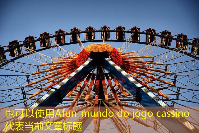 mundo do jogo cassino