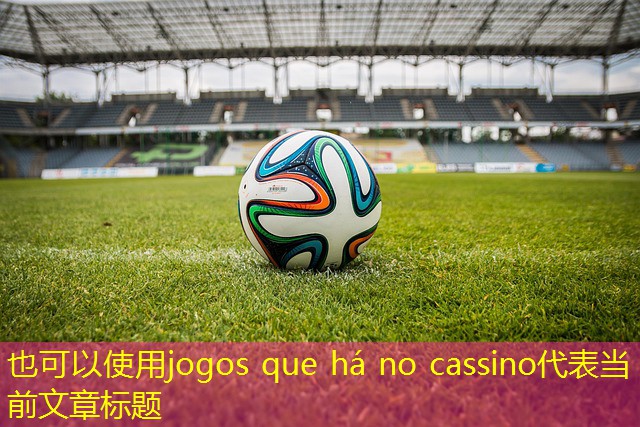 jogos que há no cassino