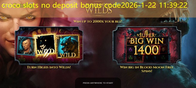 croco slots no deposit bonus code